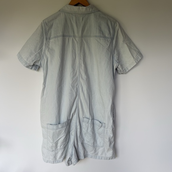 Denim Relaxed Coverall Romper | Madewell | Sz XL - Picture 5 of 12